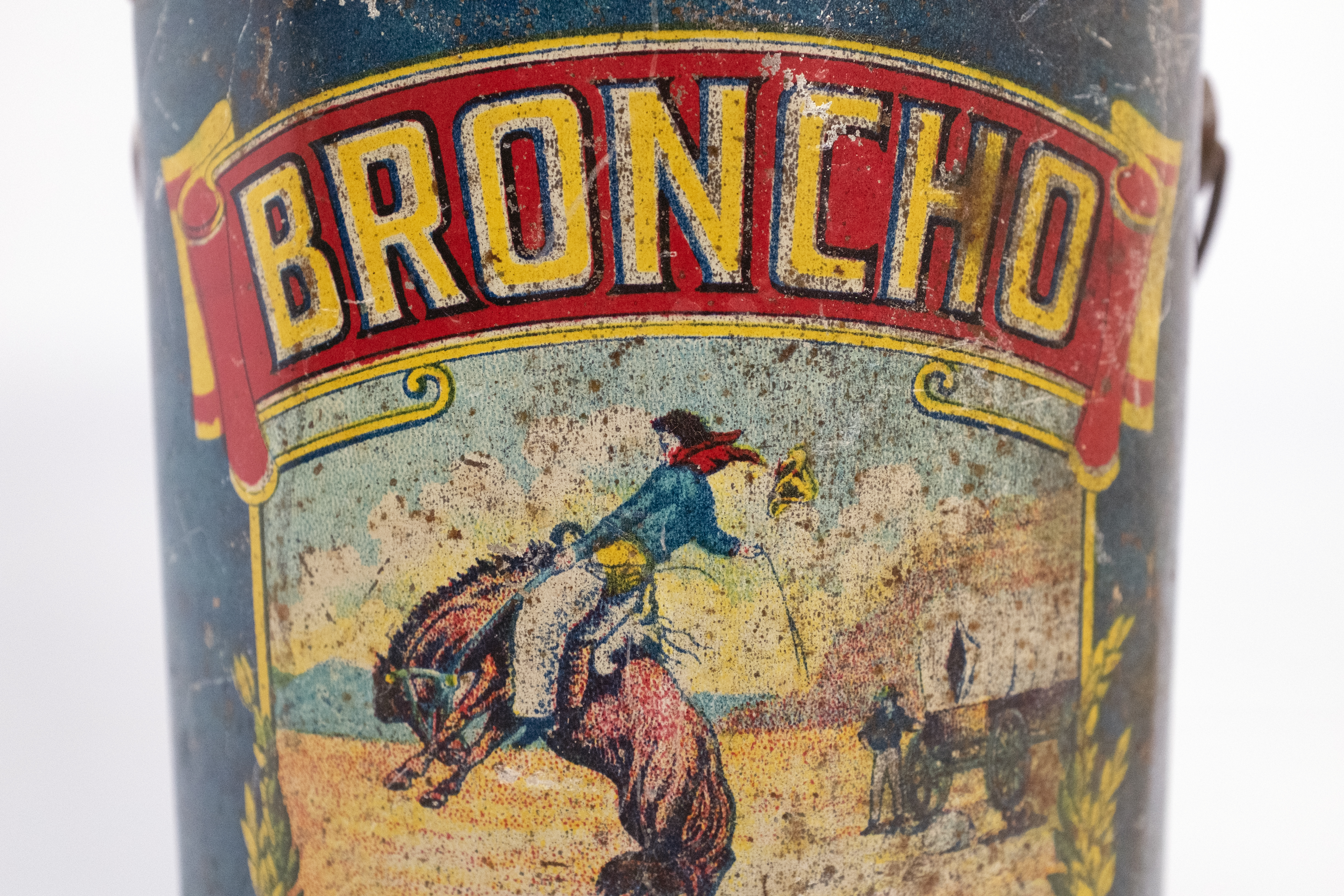 Broncho Coffee Tin Front