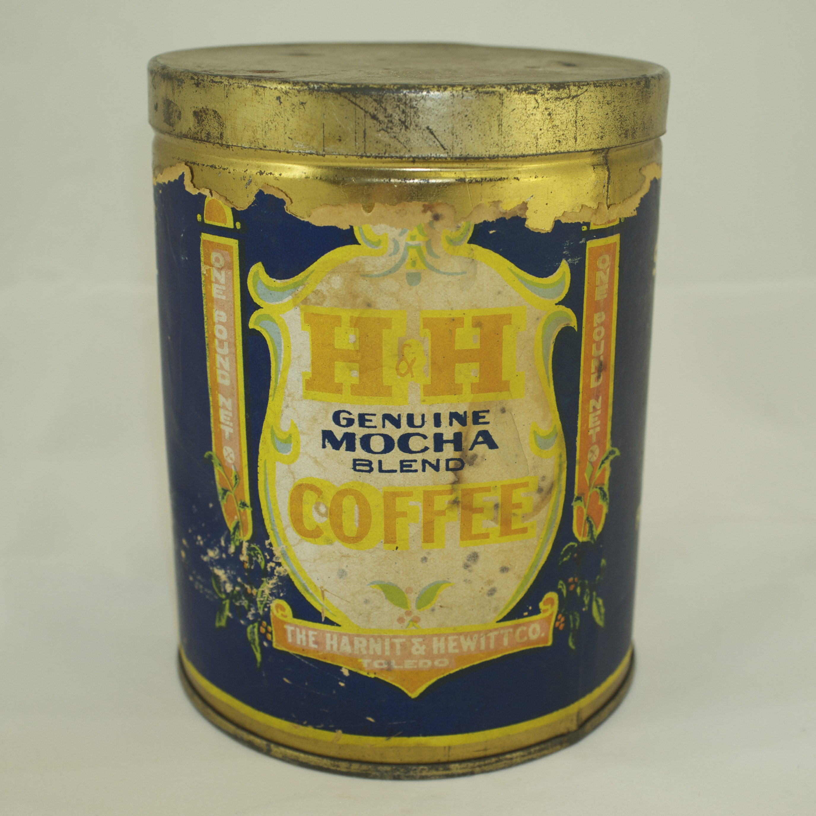 Harnit & Hewitt Coffee, One Pound Mocha Blend Tin - Toldeo Ohio