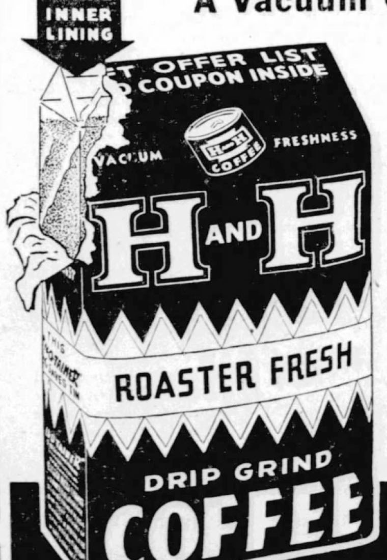 Flav-O-Tainer package face — The News, 9 Jul 1943