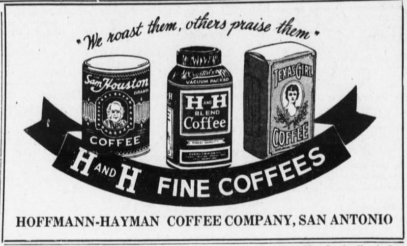 H and H advertisement — San Antonio Register, 12 October 1934