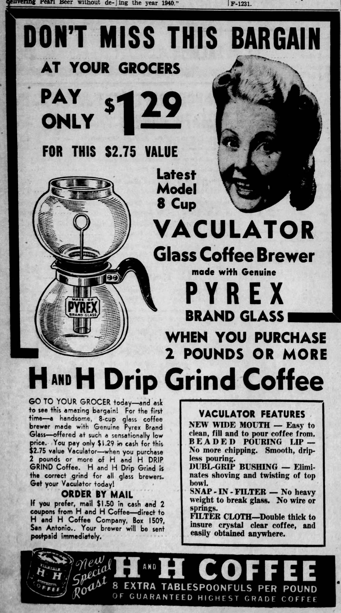 Don't Miss This Bargain — San Antonio Light, 23 May 1941