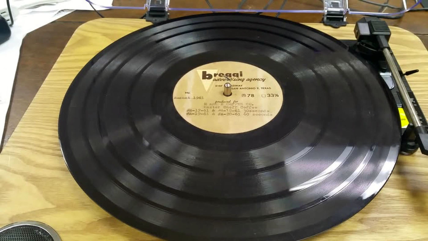 H and H Master Chef advertising record — Broggi Advertising Agency, August 1961