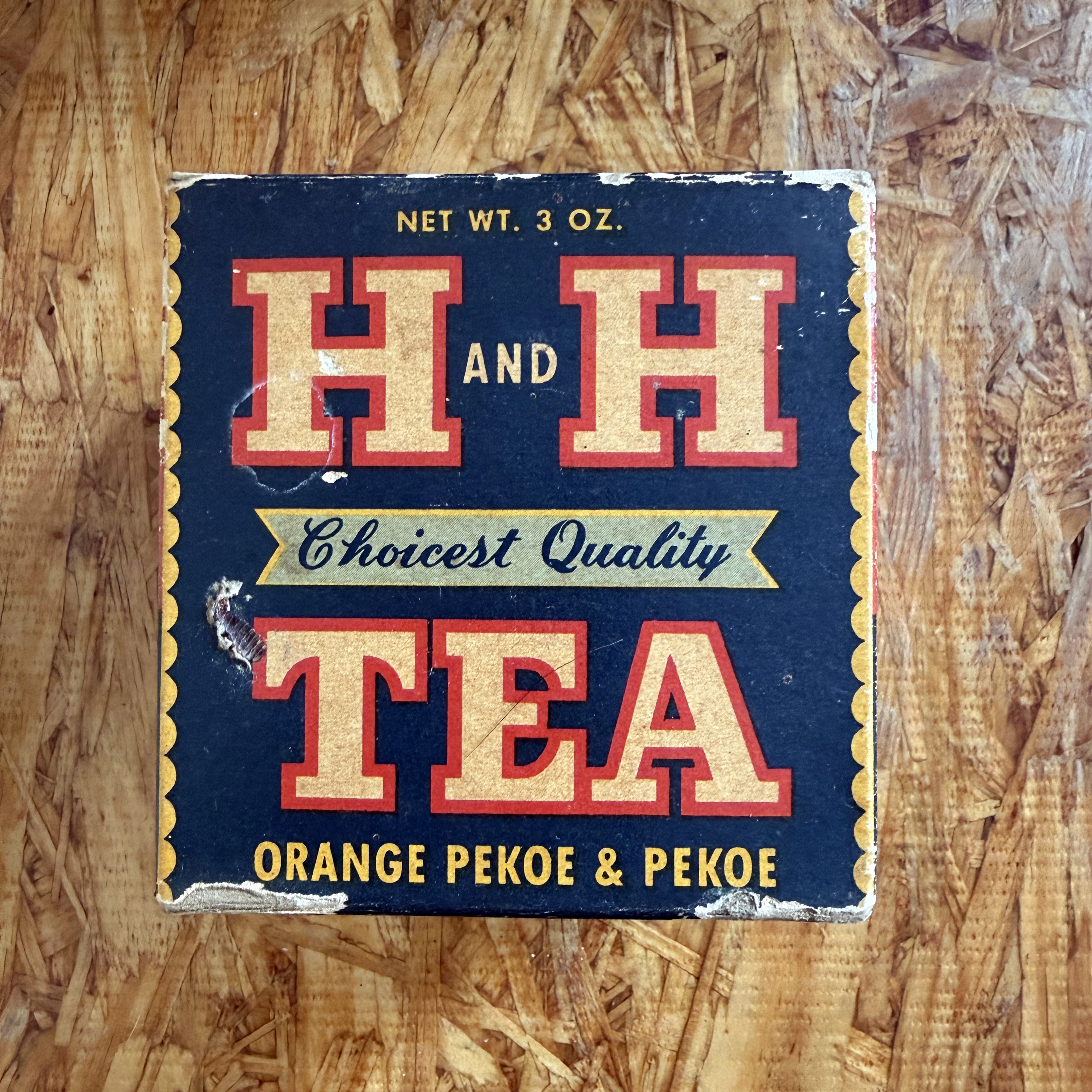 H and H Tea box, sealed 3 oz Orange Pekoe & Pekoe