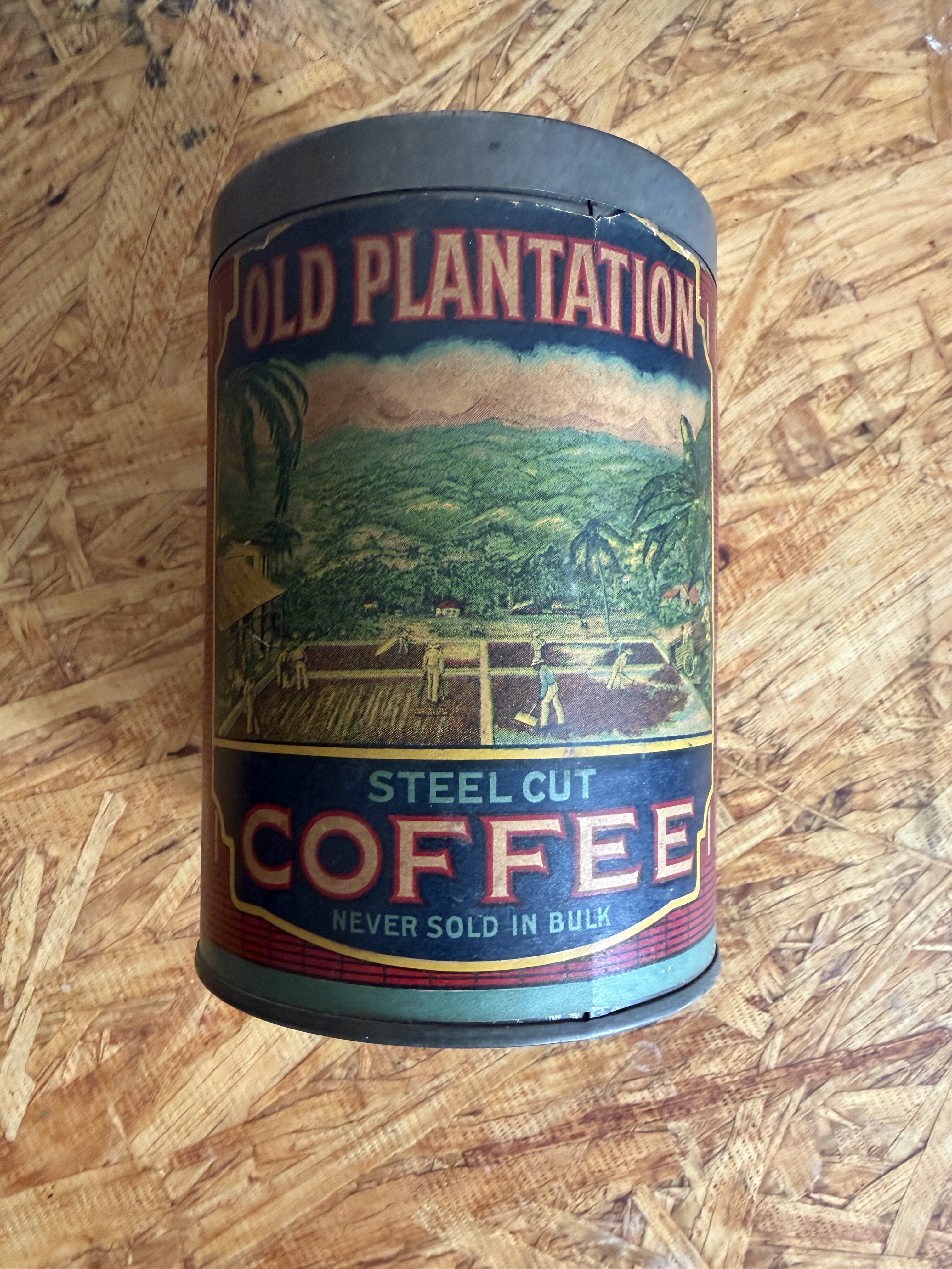 Old Plantation Steel Cut Coffee — A Second Simpson & Doeller Tin Enters the Reference Set