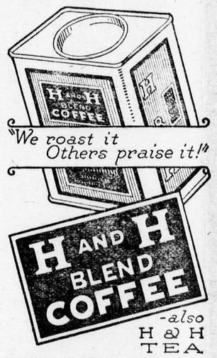 Tight crop of an H and H newspaper display from a Seguin-area weekly dated 7 July 1922