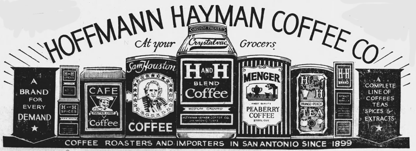 Product vignettes crop from open house ad, 21 Dec 1932 Express-News