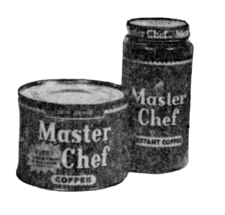 Master Chef tins & company line — crop, Express-News, 29 Mar 1962