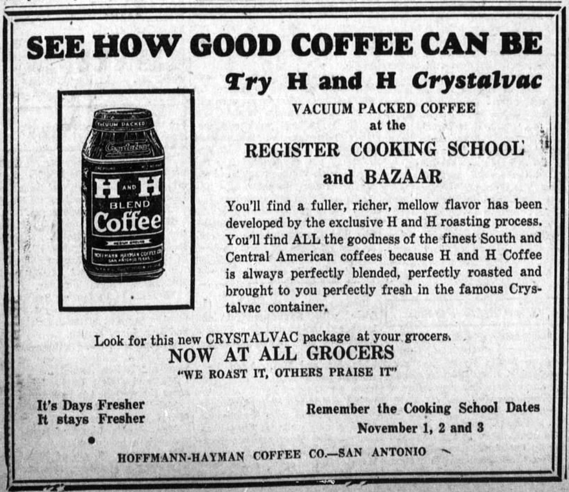 H and H — San Antonio Register Vol. 3 No. 31, section 3, 3 November 1933