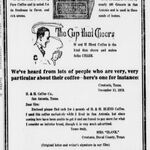 1919 Nov 21 San Antonio Express H and H