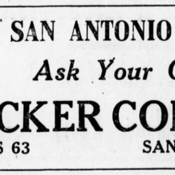 San Antonio Express Tucker Coffee Adv — 10 27 1920