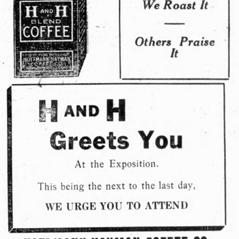 The News H And H At Exposition — 03 04 1921
