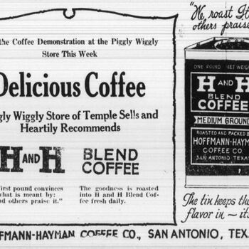 Temple Daily Telegram H And H Adv — 05 12 1922