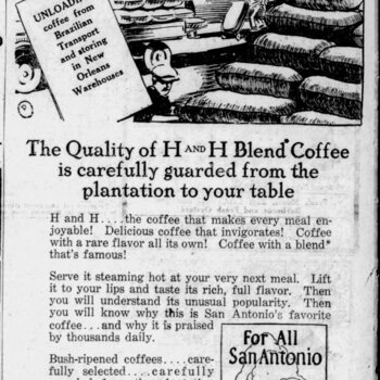 Light, 29 Oct 1926 — H and H Blend display ad