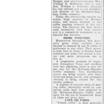 Light, 21 Feb 1930 — More housewives using H. and H. coffee feature