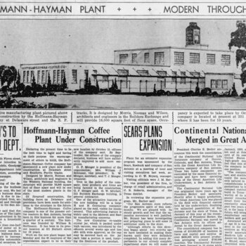 1932 San Antonio Light — Delaware Street plant rendering