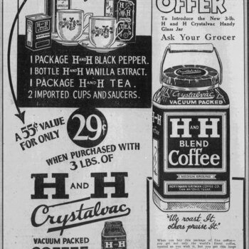 1932 12 23 san antonio light h and h crystalvac 3 lb glass jar introduction page 01