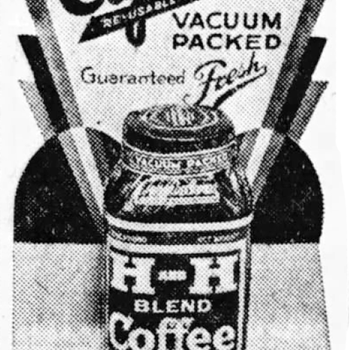 1932 Express-News — Crystalvac cutout halftone (detail)