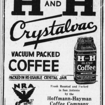 1933 Dec 29 San Antonio Register H and H ADV