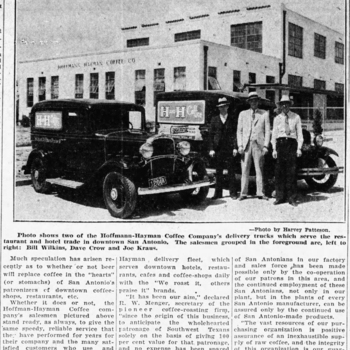 Express-News, 27 Mar 1933 — Beer or no beer coffee; trucks photo