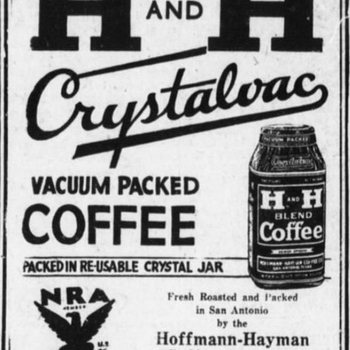 San Antonio Register H And H Adv — 12 29 1933