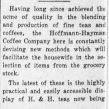 1934 Jun 22 San Antonio Register H and H Tea