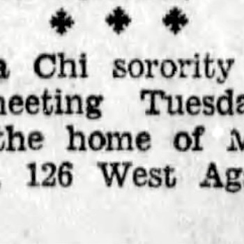 San Antonio Light Helen Hoffmann Phi Zeta Chi — 10 07 1934