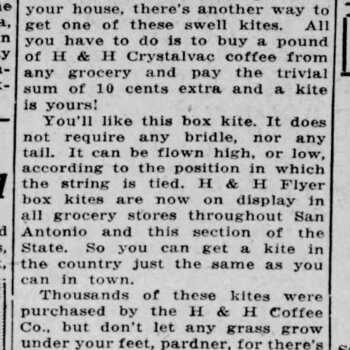 The News, 23 February 1935 — Hey Fellers! Do You Want a Big Box Kite Free?