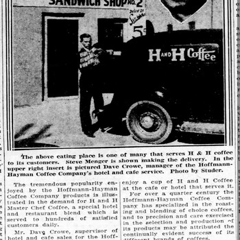 The News Cafes Serve H And H Coffee — 01 23 1937