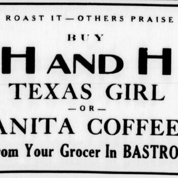 1937 Sept 2 Bastrop Advertiser H and H Anita Coffee