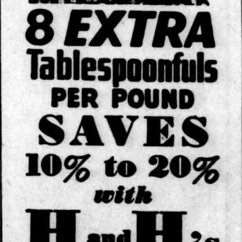 The News H And H New Special Roast Housewife Ad — 02 27 1942
