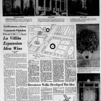 1959 Express-News — Chris M. Jasso prize-winning La Villita expansion plan