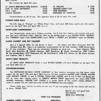 San Antonio Express News Kens Radio Cca Newsletter Hoffmann Hayman — 04 12 1961