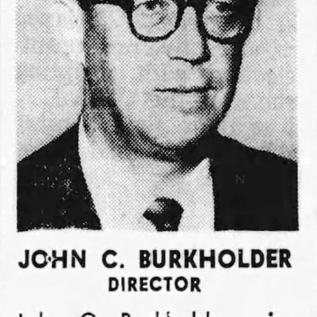 San Antonio Light John C Burkholder Director Portrait — 10 20 1963