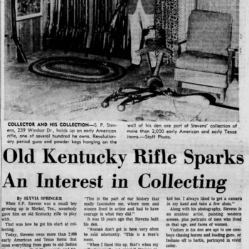 SA Express-News 1 Oct 1966 p.13-B — S. P. Stevens, 239 Windsor Dr., Stevens Advertising