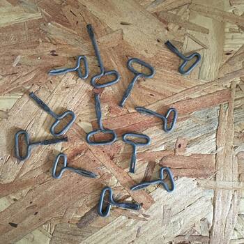 Keys to open tins.
