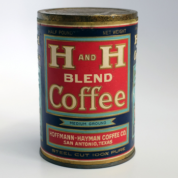 H and H Half Pound Tin