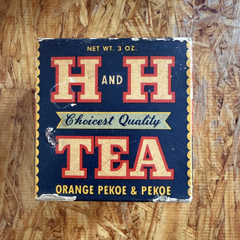 H and H Tea box (sealed), 3 oz Orange Pekoe & Pekoe