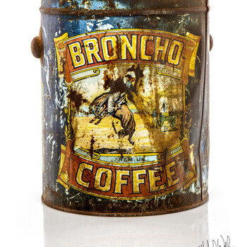Broncho Coffee Tin