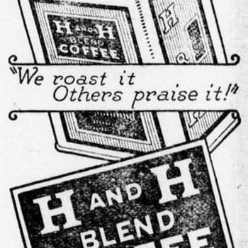 H and H display crop from Seguin weekly, 7 July 1922