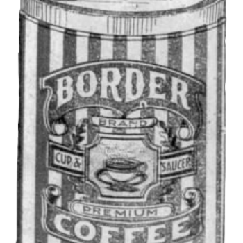 Border Coffee pack from H and H products ad, 26 Aug 1923 San Antonio Light
