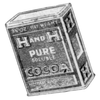 H and H Cocoa from products display, 26 Aug 1923 San Antonio Light