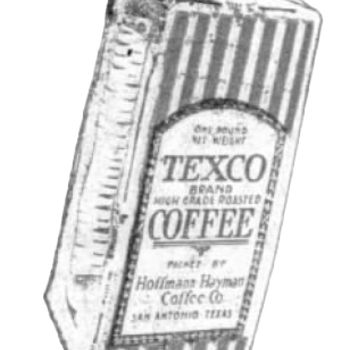 Texco brand panel from H and H products ad, 26 Aug 1923 San Antonio Light