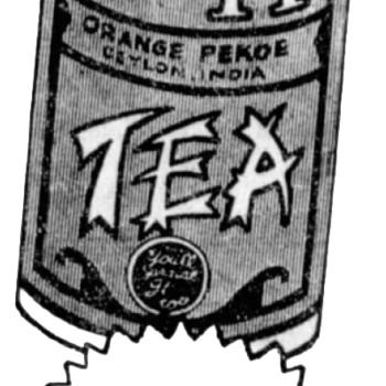 Guaran-Tea scroll display crop, Our Proclamation ad, San Antonio Light, 26 Aug 1923