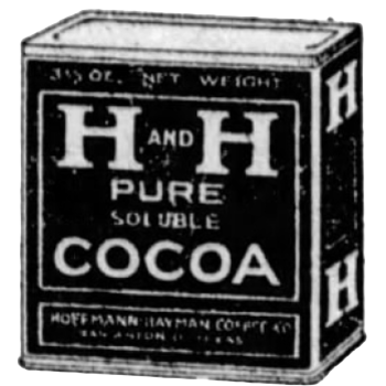 Cocoa pack from spices and extracts display, 26 Aug 1923 San Antonio Light