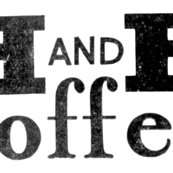 Headline block — “The Real Way to Judge Coffee,” H AND H Coffee display type, San Antonio Light, 8 Jan 1932
