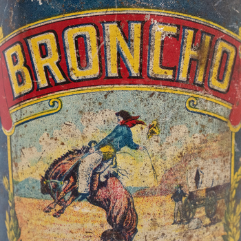 Broncho Coffee Tin