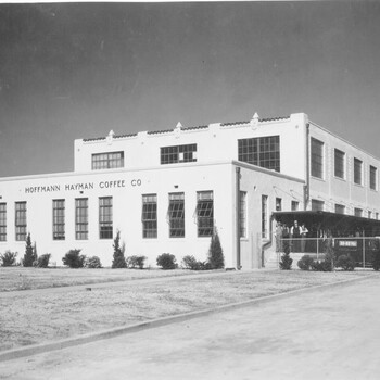 Hoffmann-Hayman factory building, 1932 (Minnie Hoffmann context)