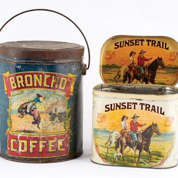 Broncho Coffee Tin